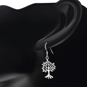 Tree of Life Sterling Silver Earrings, ep323